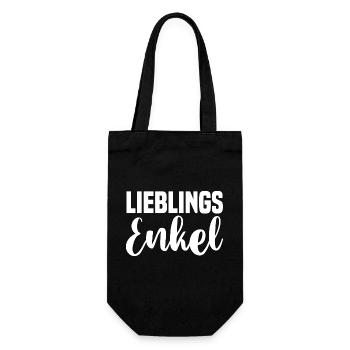 Enkel - Geschenkbeutel für Flaschen - Schwarz - Vorne