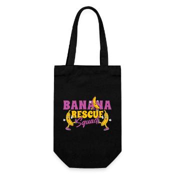 Brigade de sauvetage de bananes - Sac à bouteille - noir - Devant