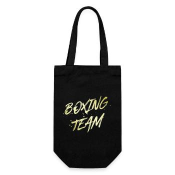 Boxing Team - Geschenkbeutel für Flaschen - Schwarz - Vorne