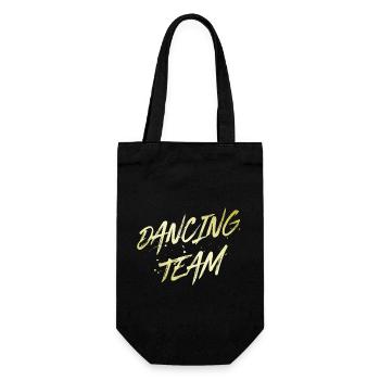 Dancing Team - Geschenkbeutel für Flaschen - Schwarz - Vorne
