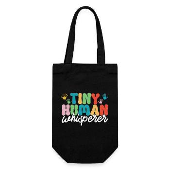 Childcare Teacher Educator - Gift Bag for Bottles - black - Front
