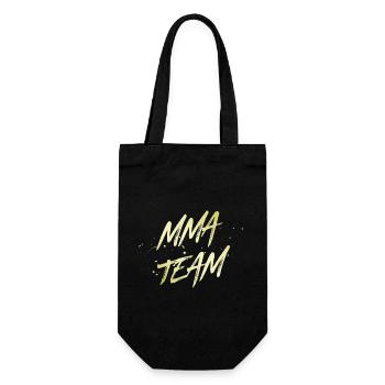 Mma Team - Geschenkbeutel für Flaschen - Schwarz - Vorne