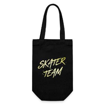 Équipe de patineurs - Sac à bouteille - noir - Devant