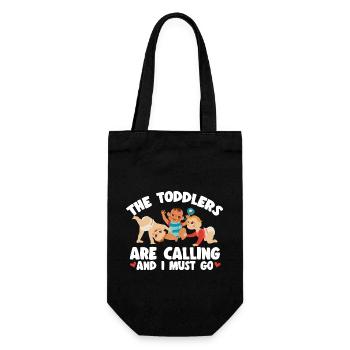 Childcare Teacher Educator - Gift Bag for Bottles - black - Front