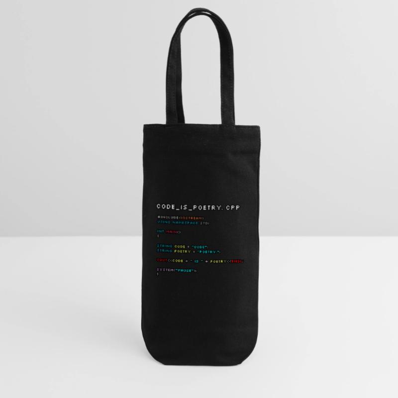 Code is Poetry.CPP Gift Bag for Bottles