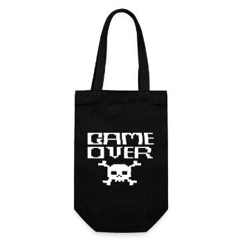 Game Over ASCII - Sac à bouteille - noir - Devant