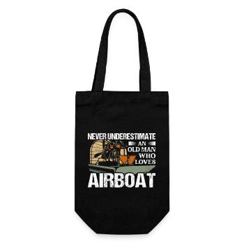 Ne sous-estimez jamais un vieil homme qui aime l’hydroglisseur W - Sac à bouteille - noir - Devant