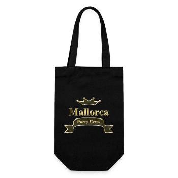 mallorca - Geschenkbeutel für Flaschen - Schwarz - Vorne