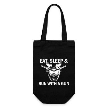 Paintball Airsoft - Gift Bag for Bottles - black - Front