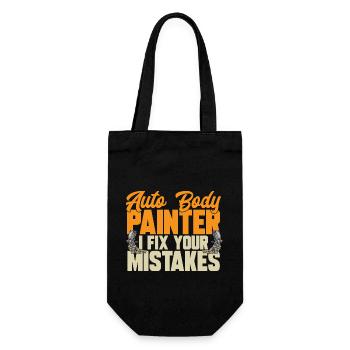Body Painter Car Painter Painter - Gift Bag for Bottles - black - Front