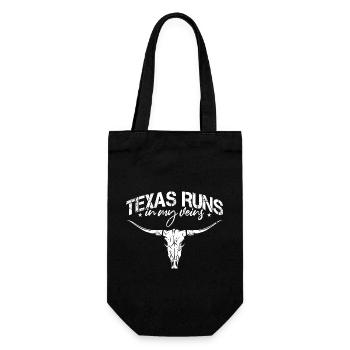 Le Texas coule dans mes veines - Sac à bouteille - noir - Devant