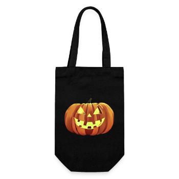 Halloween Pumpkin Costume Gift Pumpkin Pumpkins - Gift Bag for Bottles - black - Front