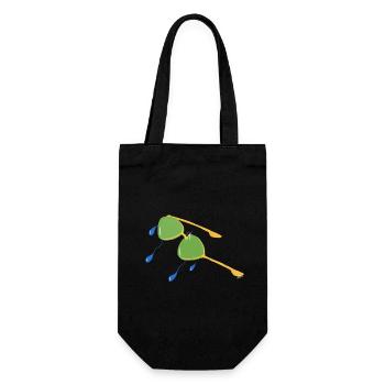 LUNETTES QUE JE NE POUVAIS PAS ACHETER QUAND J’ÉTAIS JEUNE v.Final - Sac à bouteille - noir - Devant