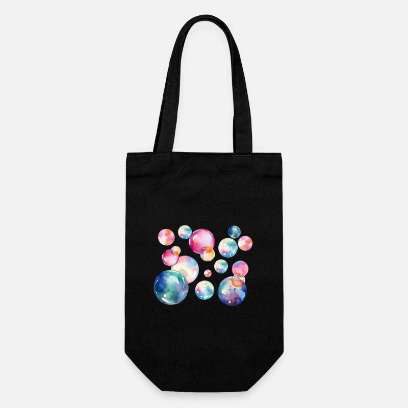 Dreambubbles - Geschenkbeutel für Flaschen - Schwarz