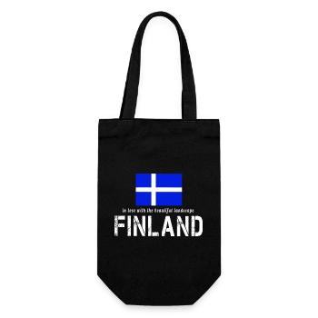 Finnland Finland - Gift Bag for Bottles - black - Front