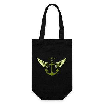 Ailes d’ancrage - Sac à bouteille - noir - Devant
