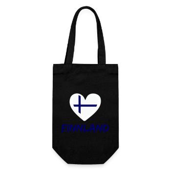 Finlande Coeur - Sac à bouteille - noir - Devant