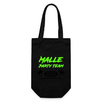 malle party team 2024 - Geschenkbeutel für Flaschen - Schwarz - Vorne