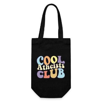Cool Atheists Club Science Crew Occult Anti - Gift Bag for Bottles - black - Front