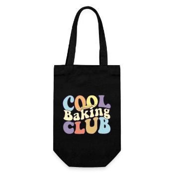 Cool Baking Club Baker Team Pastry Chef Squad - Geschenkbeutel für Flaschen - Schwarz - Vorne