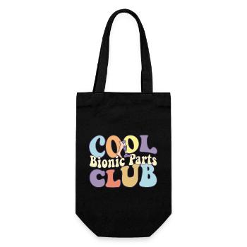 Cool Bionic Parts Club Aftermarket Parts Recovery - Gift Bag for Bottles - black - Front
