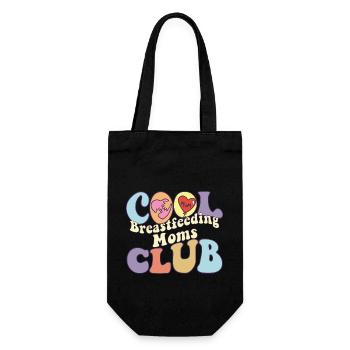 Cool Breastfeeding Moms Club Breast Milk - Gift Bag for Bottles - black - Front