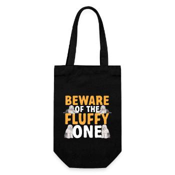 Old English Sheepdog Sheepie Bobtail - Gift Bag for Bottles - black - Front