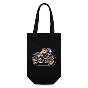 Colourful Classic Bike - Gift Bag for Bottles - black - Front