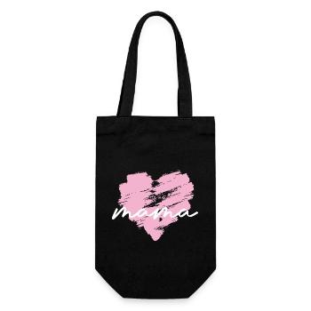 Mother Saying Gift Mom Mother's Day - Gift Bag for Bottles - black - Front