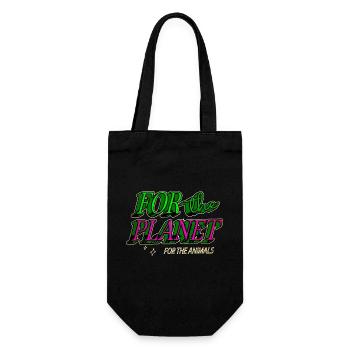 birthday space ship art gift idea believe quote - Geschenkbeutel für Flaschen - Schwarz - Vorne