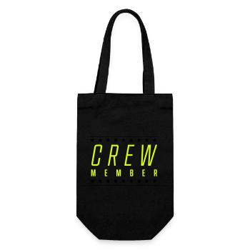 Crew Member - Gift Bag for Bottles - black - Front