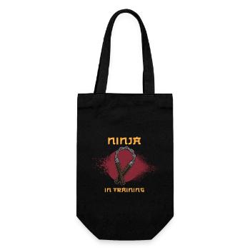 Ninjutsu Nunchaku Ninja Training Weapons Karate - Gift Bag for Bottles - black - Front