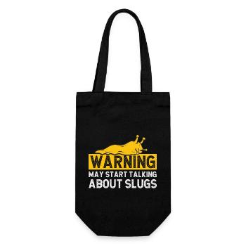 Banana Snail Snail - Gift Bag for Bottles - black - Front