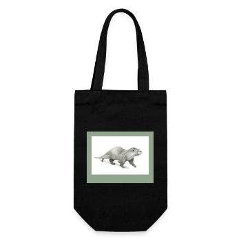 230909 Loutre 3 - Sac à bouteille - noir - Devant