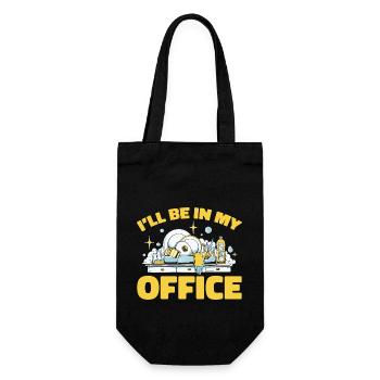 Domestic help, cleaner, housekeeper - Gift Bag for Bottles - black - Front