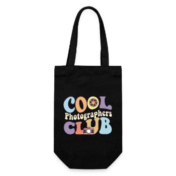 Cool Photographers Club Photography Squad Camera - Gift Bag for Bottles - black - Front