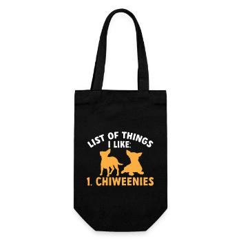 Chiweenie Chien - Sac à bouteille - noir - Devant