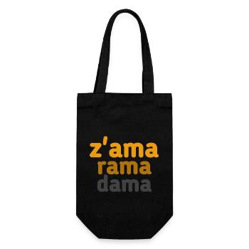 Bavarian Funny - Gift Bag for Bottles - black - Front