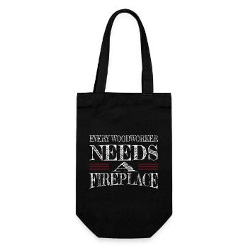 Jackhammer Lets Play Carpenter Tshirts Statement - Gift Bag for Bottles - black - Front
