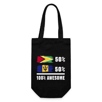 Guyana Flag Guyanese Guyana - Gift Bag for Bottles - black - Front