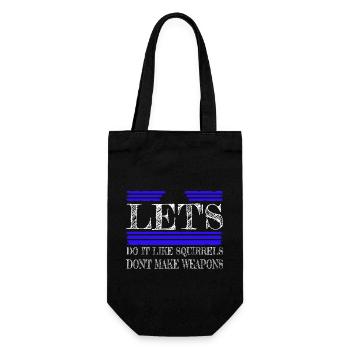 peace symbol birthday present funny - Gift Bag for Bottles - black - Front