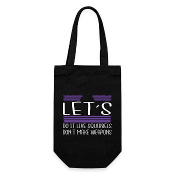 Drôles de dictons Joyeux cadeau Cool Peace 60s Dictons - Sac à bouteille - noir - Devant