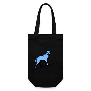 wolf wolf - Geschenkbeutel für Flaschen - Schwarz - Vorne