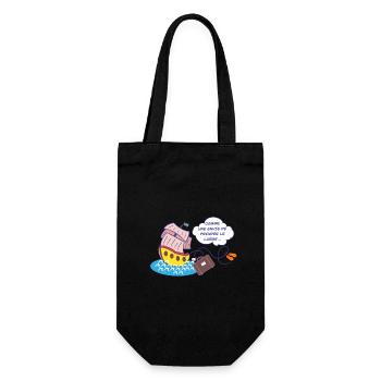 Envie de prendre le large - Sac à bouteille - noir - Devant