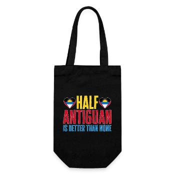 Drapeau d’Antigua-et-Barbuda - Sac à bouteille - noir - Devant