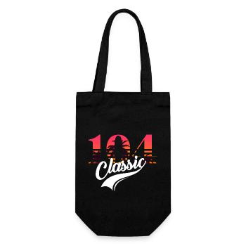 Vintage 104th Anniversary - Gift Bag for Bottles - black - Front