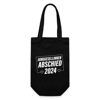 Jga 2024 Junggesellinnenabschied - Geschenkbeutel für Flaschen - Schwarz - Vorne