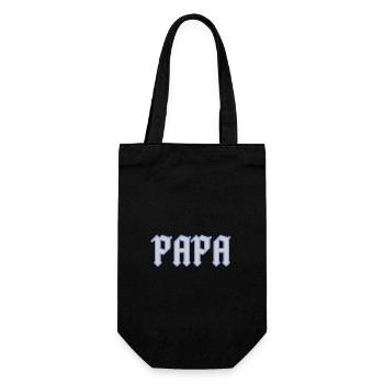 dad - Gift Bag for Bottles - black - Front