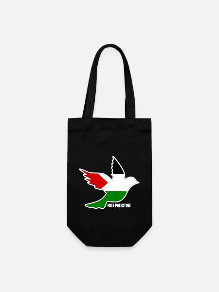 Free palestine - Sac à bouteille - noir