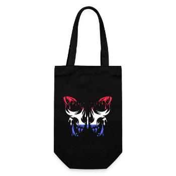 France pays drapeau officiel états continent - Sac à bouteille - noir - Devant